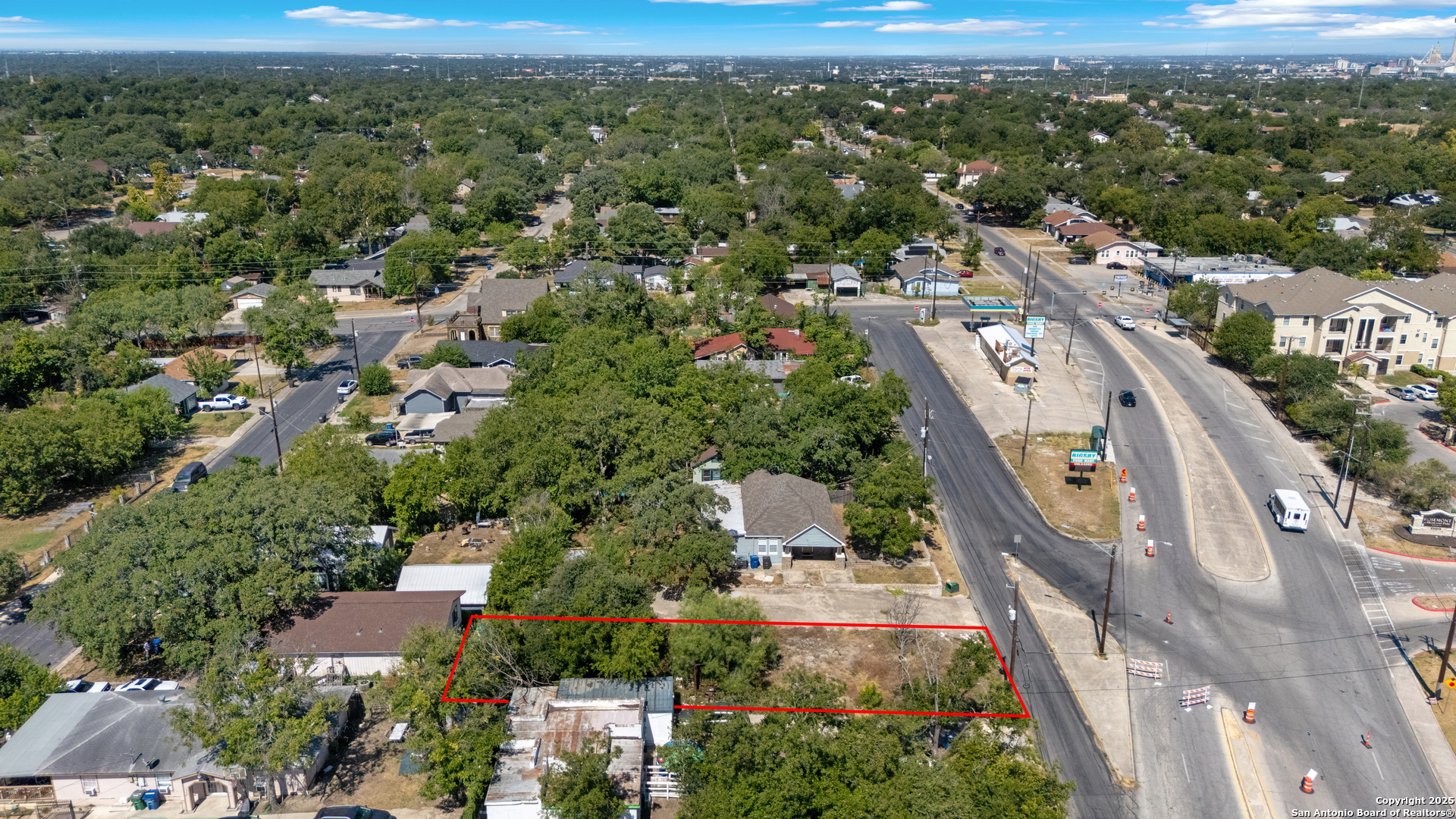 1328 Rigsby Avenue San Antonio, TX 78210 - Photo 4 of 18 an aerial view of residential houses with outdoor space