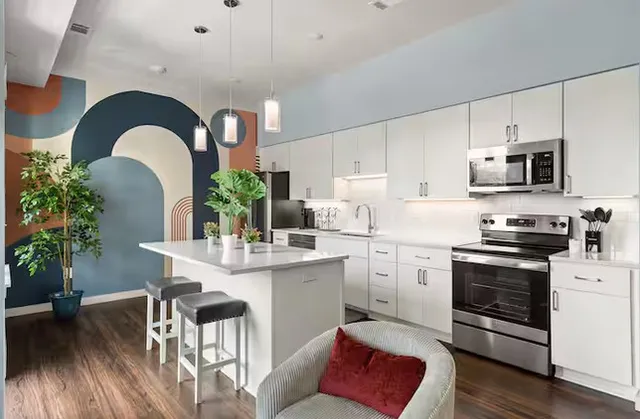 a view of a small space