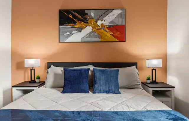 a view of street with trees in the background