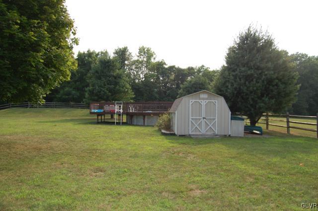 1261 Miller Road Wind Gap, PA 18091 - Photo 17 of 24 a view of a garden with a slide