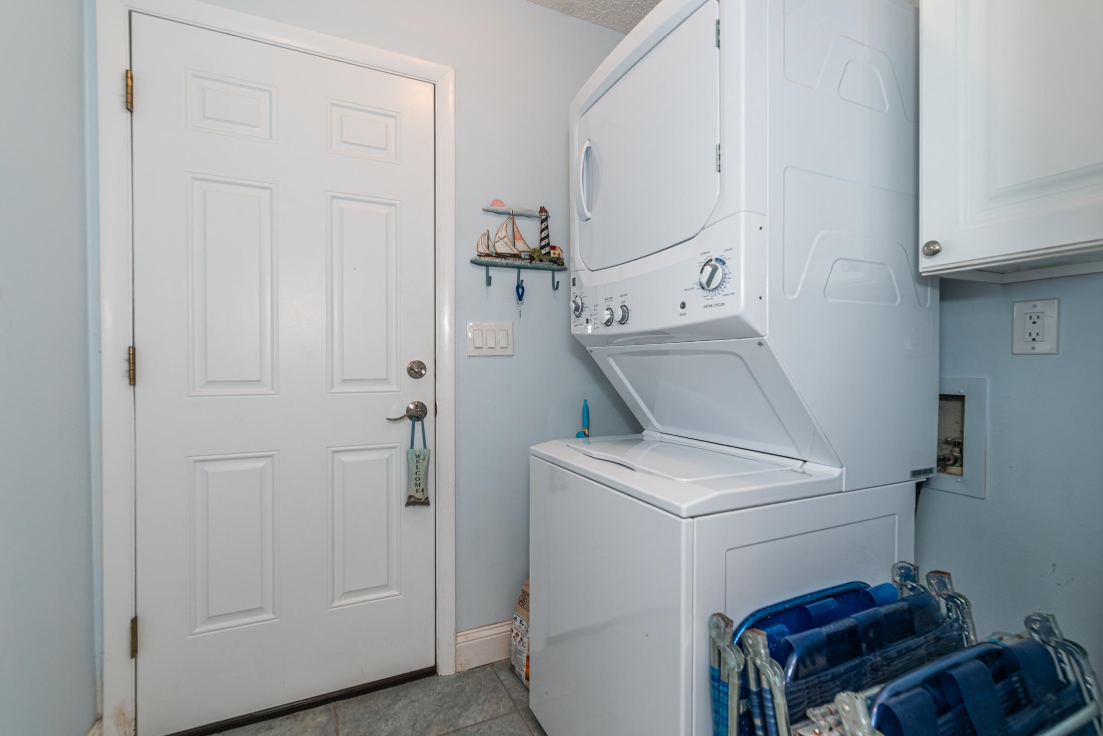 126 Rio Del Mar Street, Unit B St. Augustine, FL 32080 - Photo 19 of 24 a utility room with dryer and washer