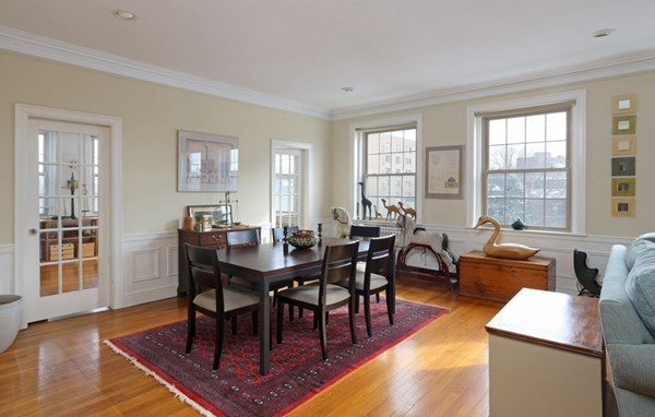 1258 Beacon Street, Unit 7 Brookline, MA 02446 - Photo 3 of 6 a view of a dining room with furniture