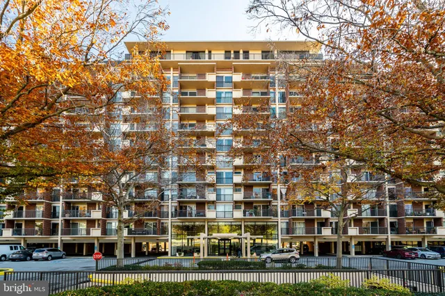 a front view of a building