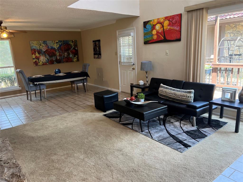 696 Harbor Drive North Azle, TX 76020 - Photo 21 of 40 a living room with furniture a rug and a window