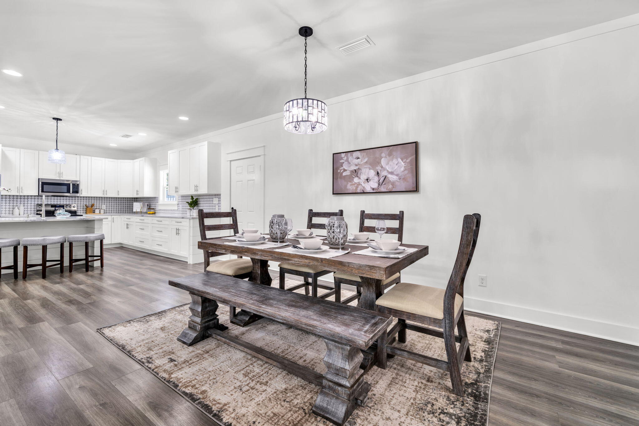 2672 Chat Holley Road Santa Rosa Beach, FL 32459 - Photo 20 of 53 a view of a dining room with furniture