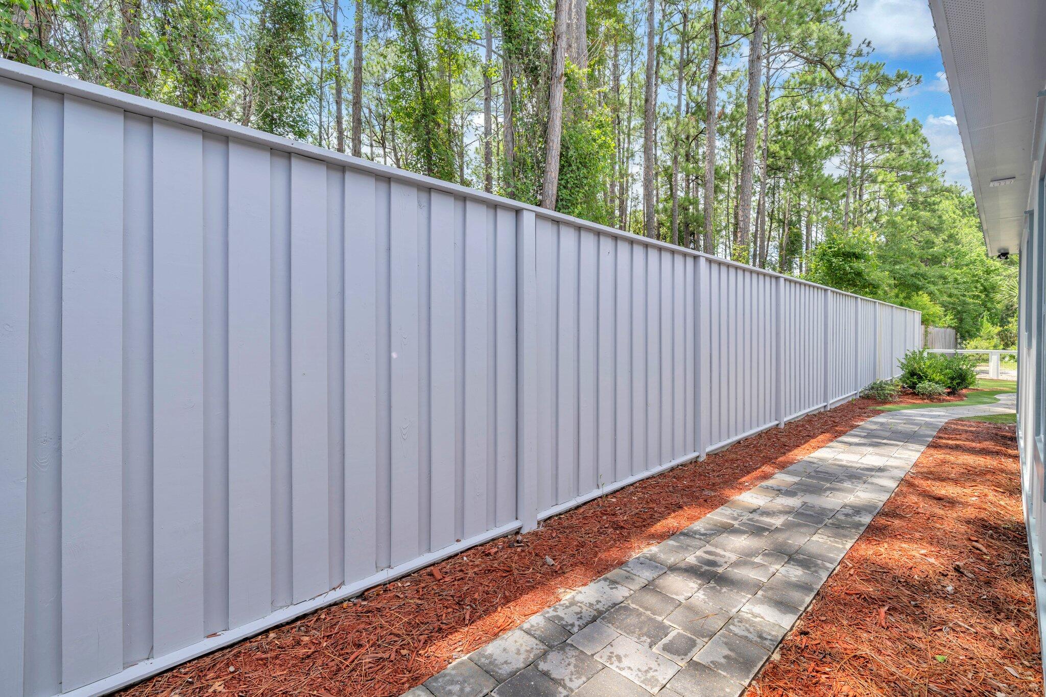 2672 Chat Holley Road Santa Rosa Beach, FL 32459 - Photo 44 of 53 a view of a backyard with wooden fence