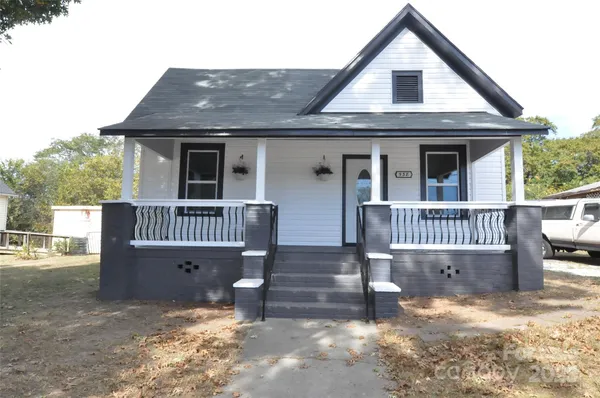 a view of a house with a deck