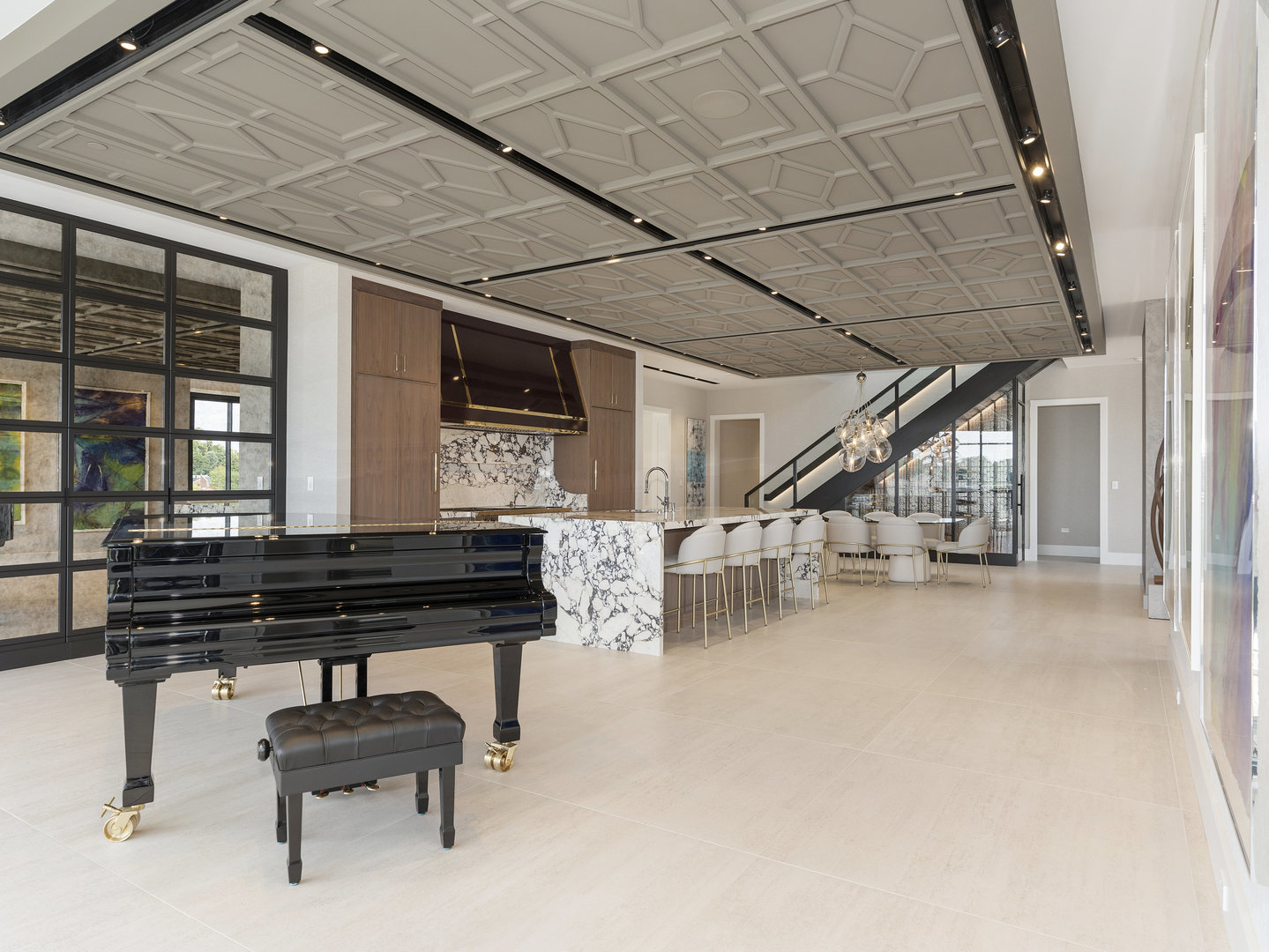 10 Illinois Street, Unit 5A St. Charles, IL 60174 - Photo 11 of 46 a living room with furniture and a flat screen tv