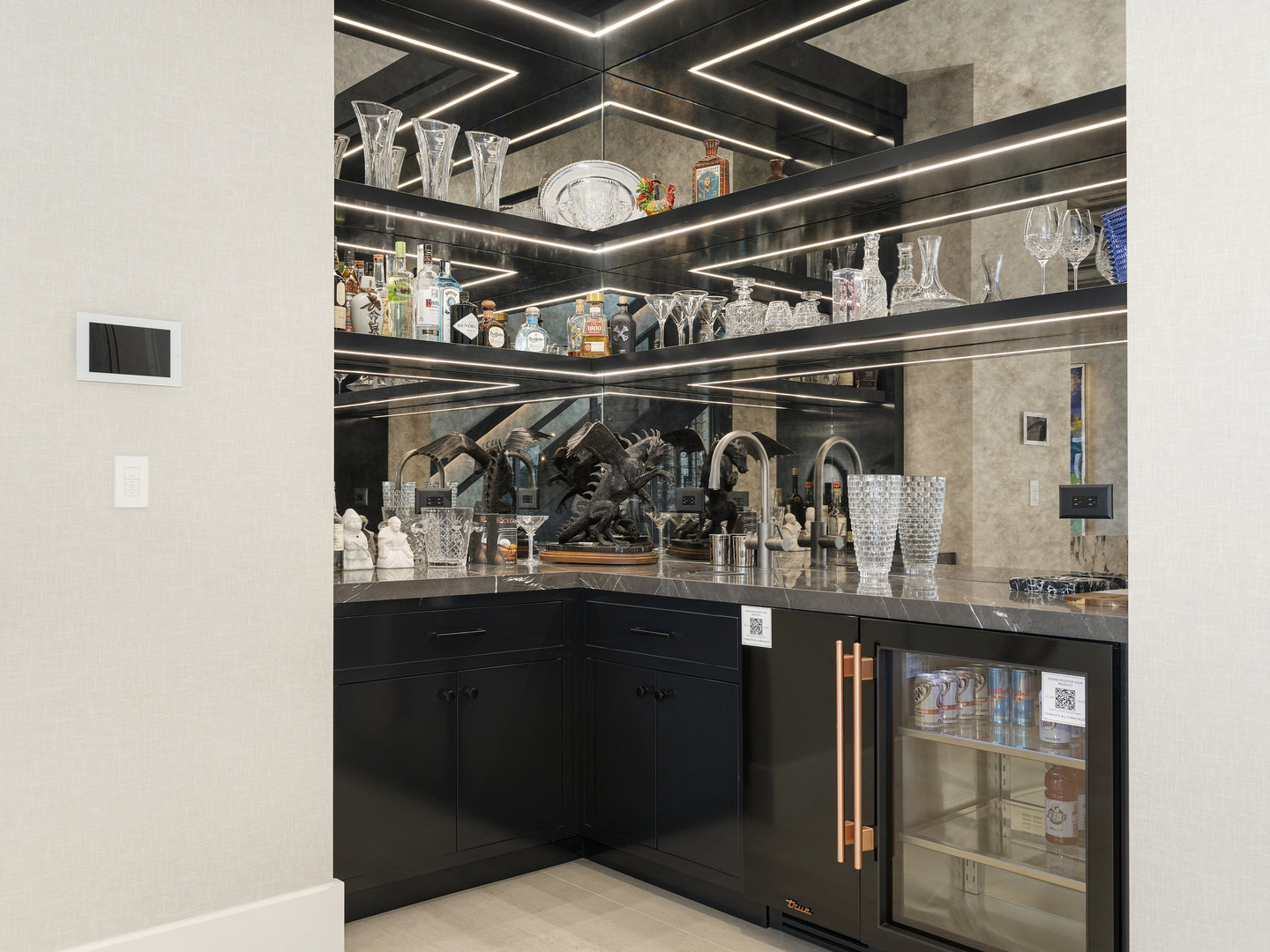 10 Illinois Street, Unit 5A St. Charles, IL 60174 - Photo 19 of 46 a kitchen with a refrigerator and cabinets