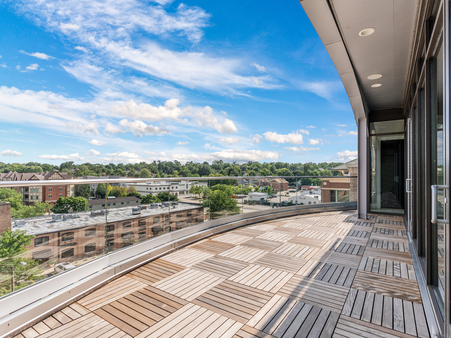 10 Illinois Street, Unit 5A St. Charles, IL 60174 - Photo 39 of 46 a view of a balcony with city view