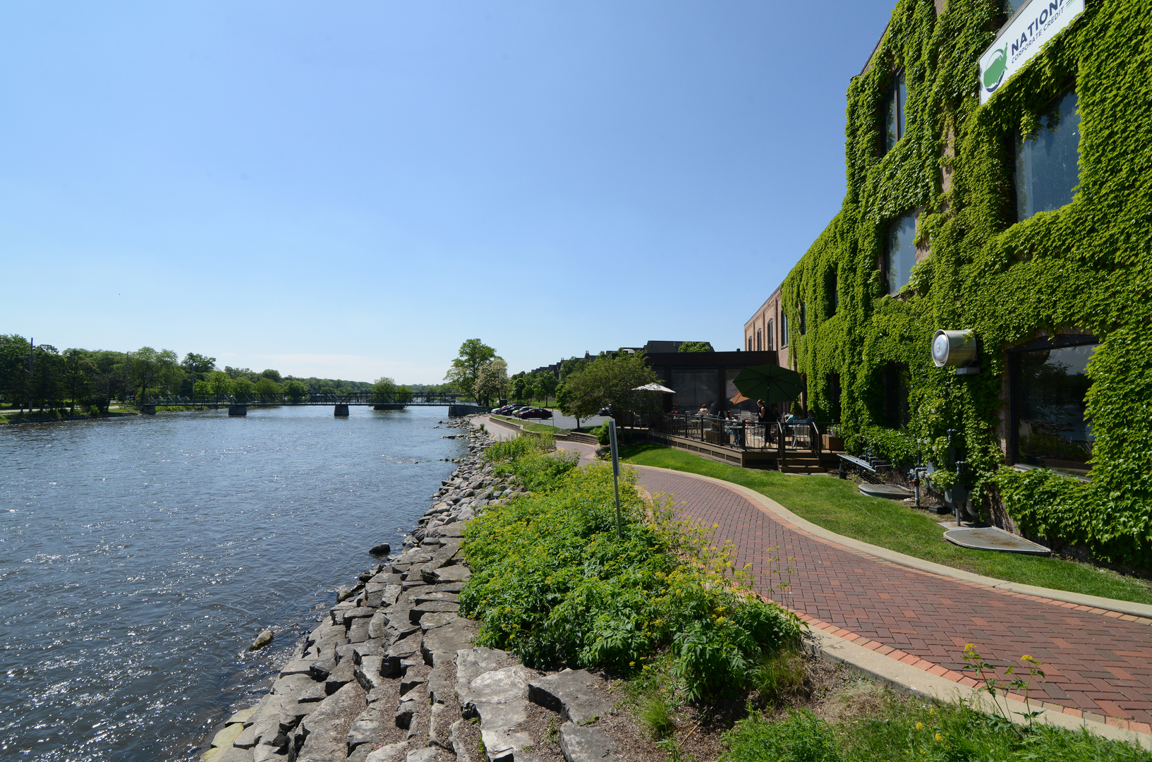10 Illinois Street, Unit 5A St. Charles, IL 60174 - Photo 45 of 46 a view of a lake with a building in the background