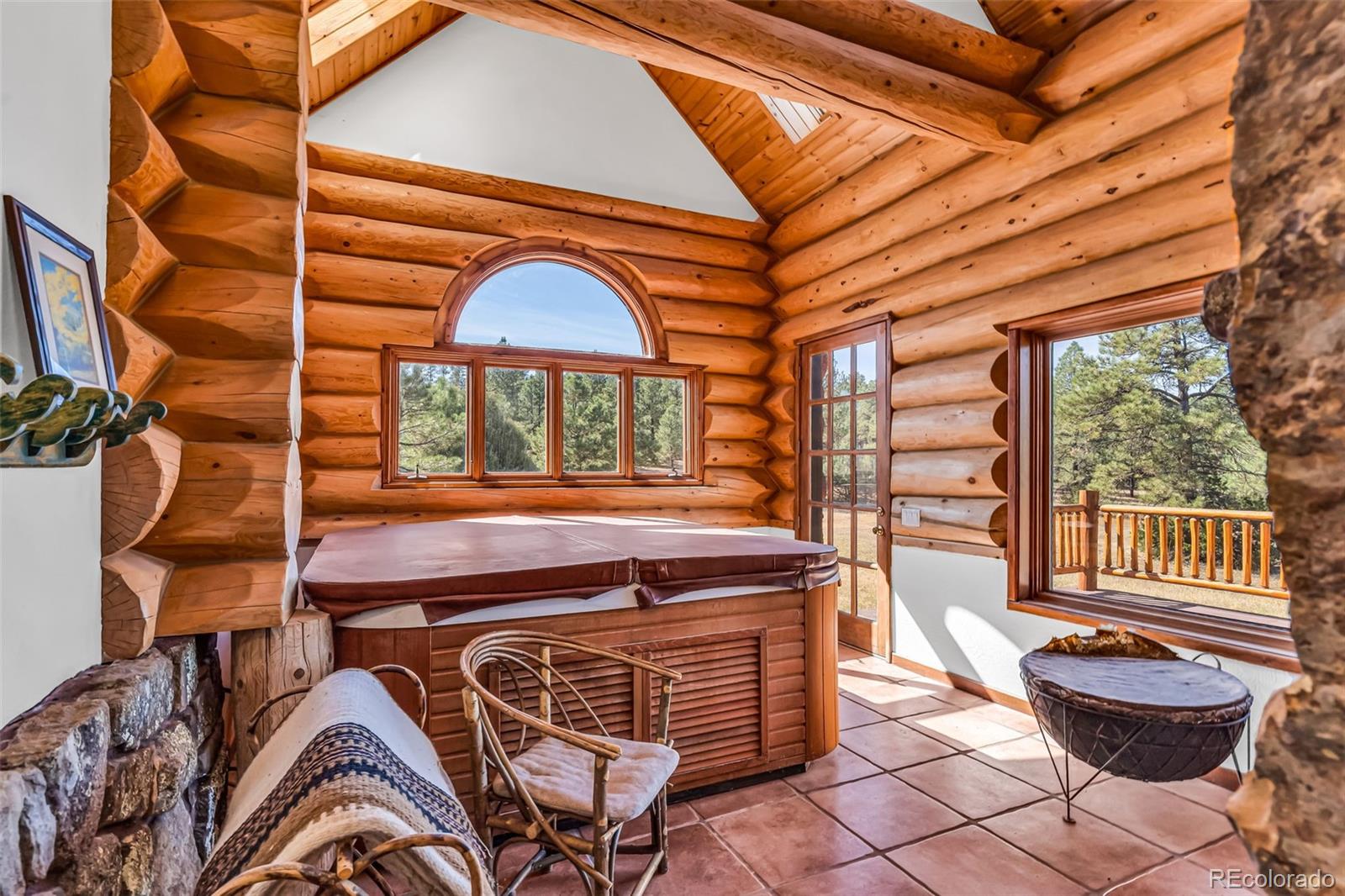 23100 Spirit Mountain Road Aguilar, CO 81020 - Photo 30 of 41 a view of a chairs and a table in the patio