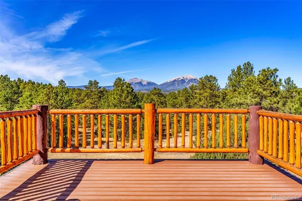 a view of deck and wooden floor