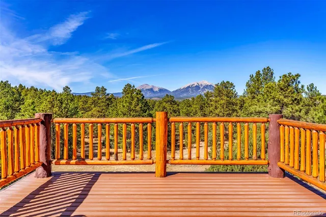 a view of deck and wooden floor