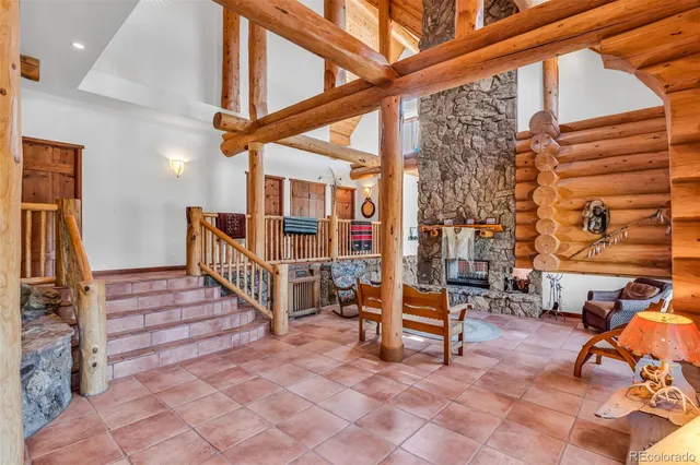 a view of outdoor seating space