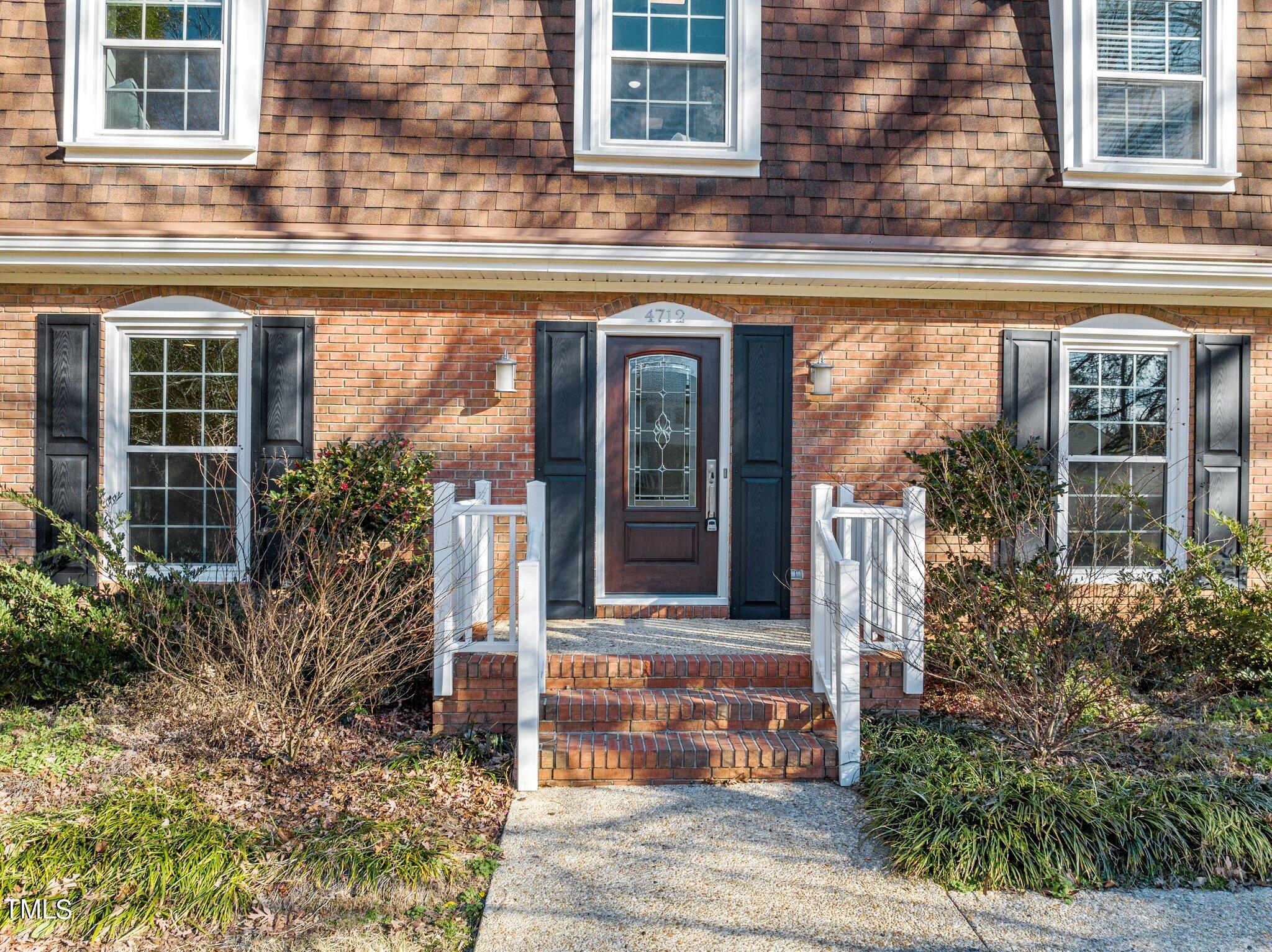 4712 Scollay Court Raleigh, NC 27609 - Photo 2 of 32 Inviting Front Entrance