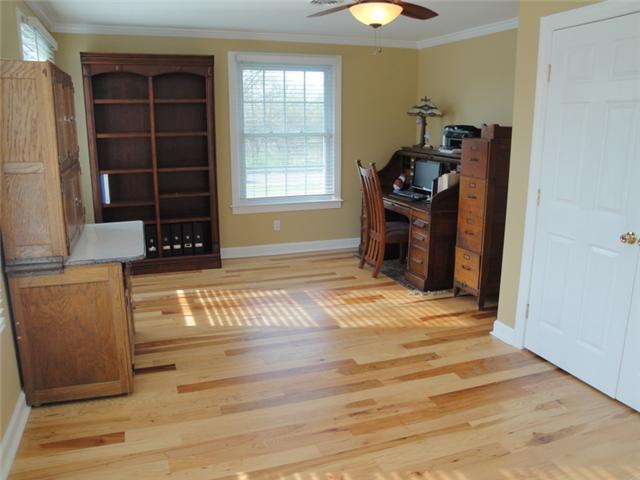 968 Sneed Road West Franklin, TN 37069 - Photo 11 of 20 This room with ceiling fan and hickory floors is located on the main floor. It could be used for multi purposes such as an office, hobby, or exercise room. It has a closet and is adjacent to a half bathroom.