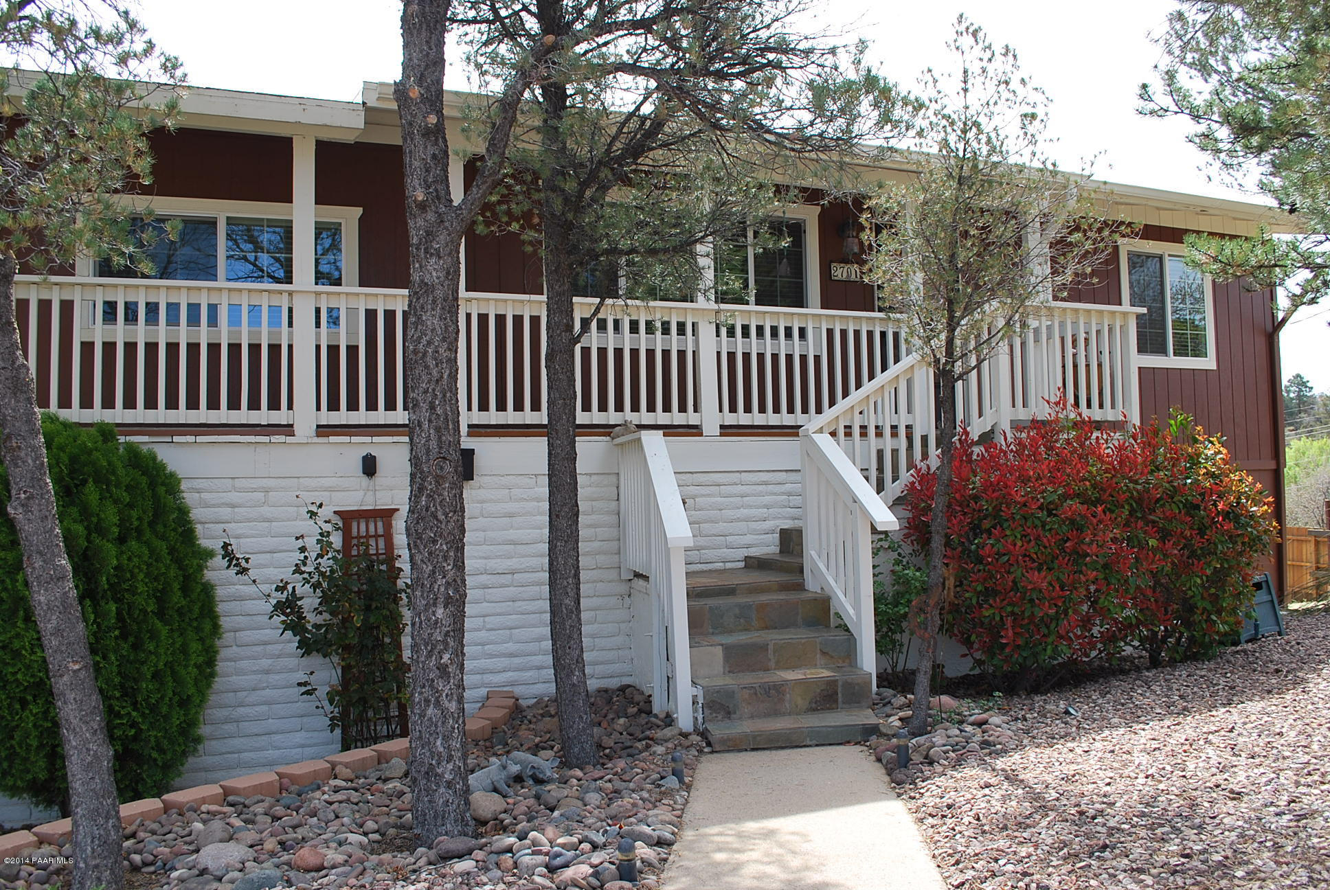 2701 Ridge Road Prescott, AZ 86301 - Photo 3 of 39 a view of a deck with a yard