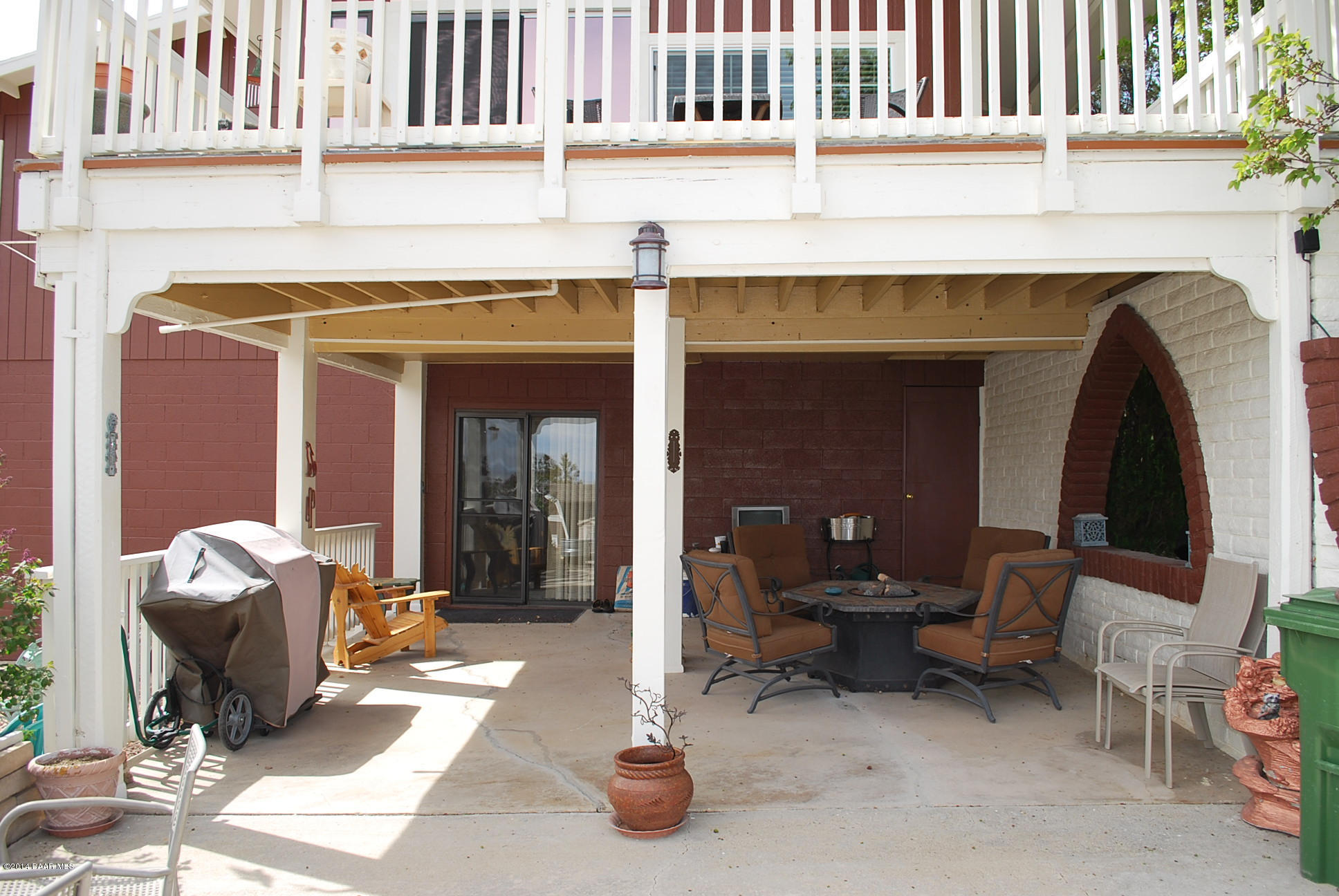 2701 Ridge Road Prescott, AZ 86301 - Photo 4 of 39 a view of a chair and fire pit in the patio
