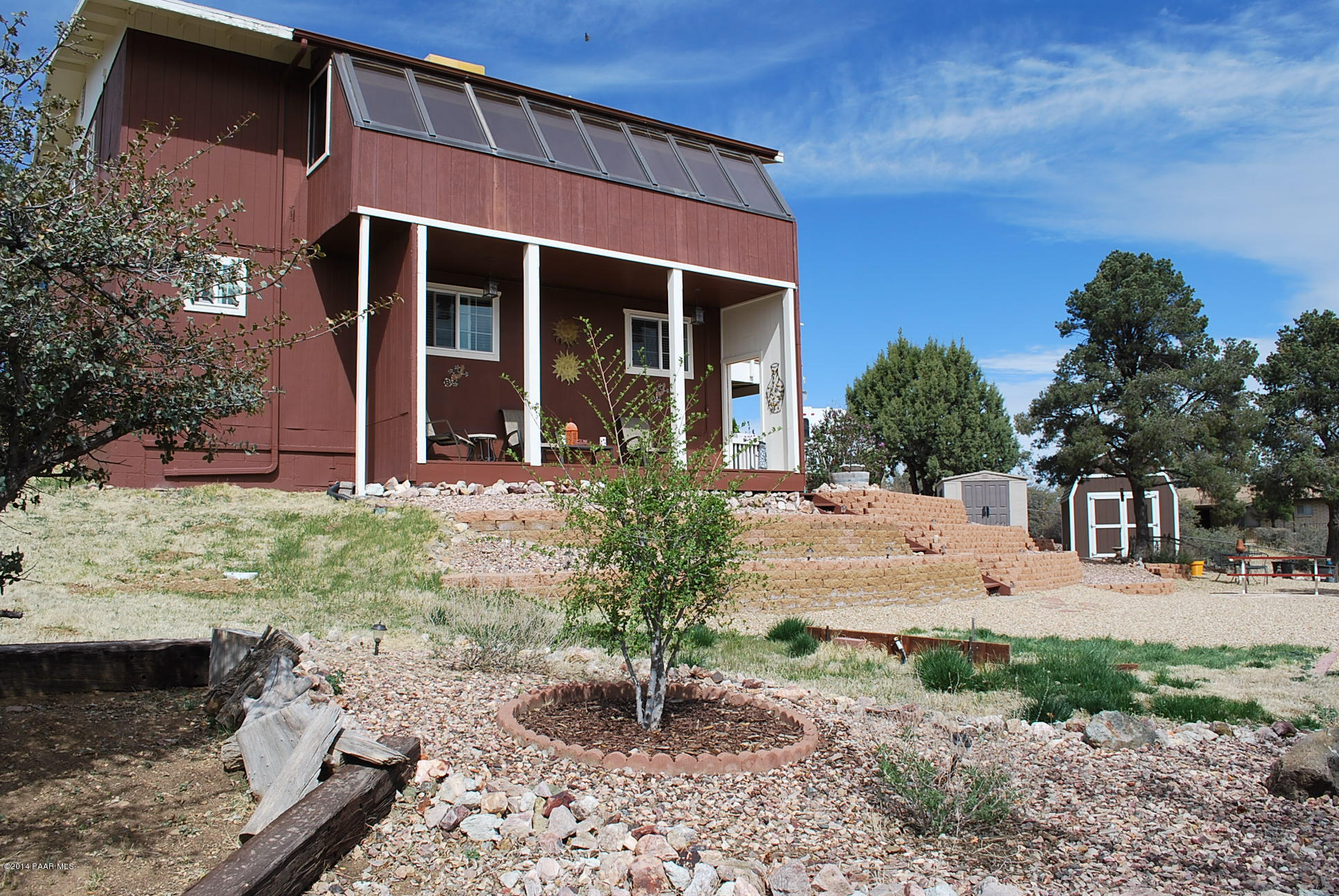 2701 Ridge Road Prescott, AZ 86301 - Photo 6 of 39 a view of a house with backyard porch and sitting area