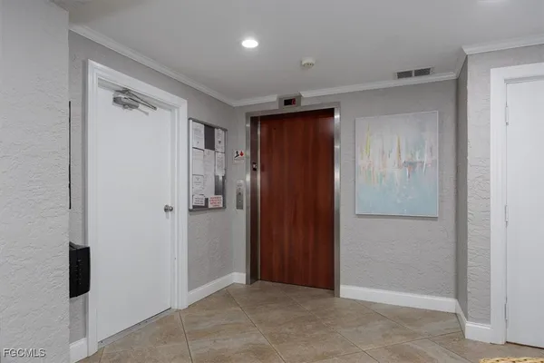 a swimming pool with outdoor seating