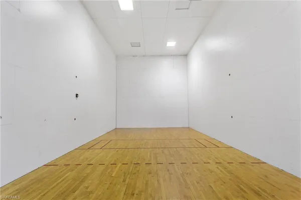 a view of empty room