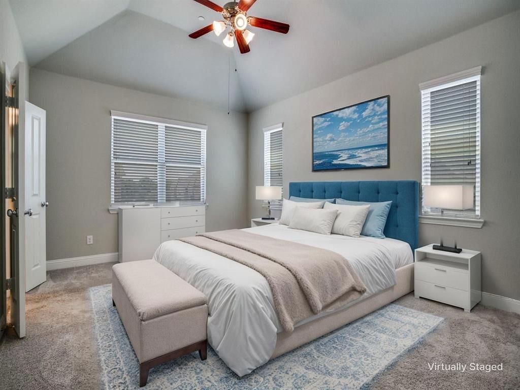 6120 Rilla Street Frisco, TX 75035 - Photo 8 of 20 a bedroom with a large bed and a window