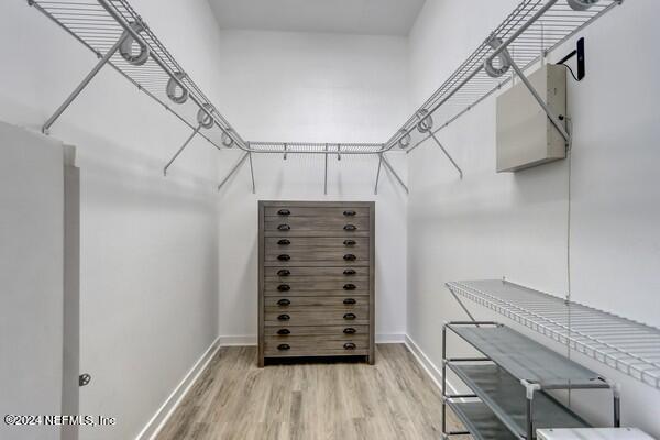 3081 Pullian Court Jacksonville Beach, FL 32250 - Photo 27 of 56 a view of entryway with stairs and wooden floor