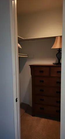 a close view of closet