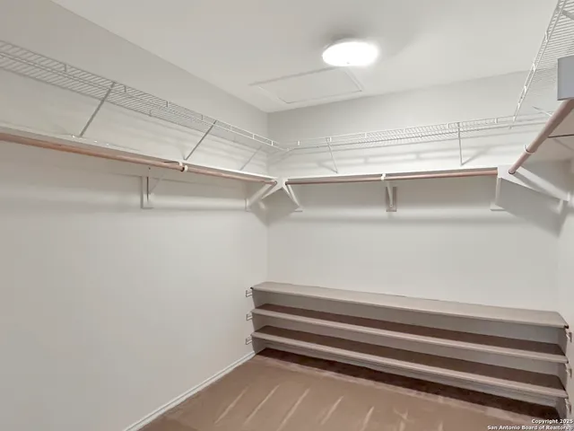 a view of walk in closet