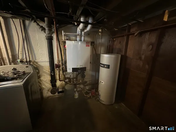 a view of water heater room