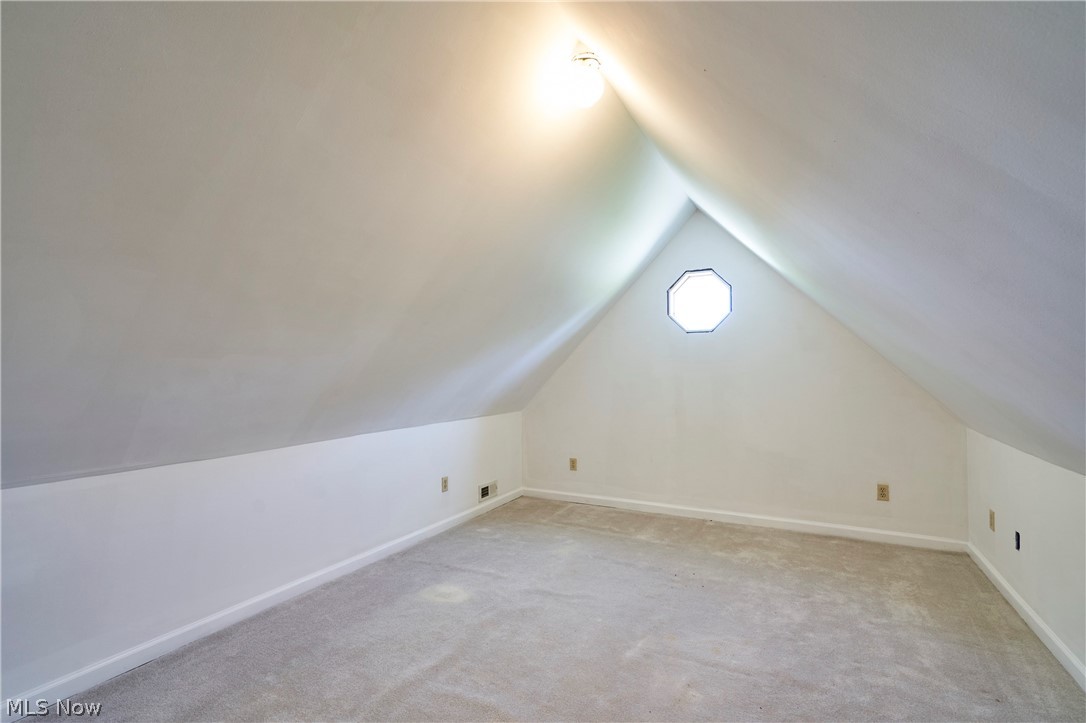 1121 Novak Road Grafton, OH 44044 - Photo 34 of 37 Additional living space featuring carpet and lofted ceiling
