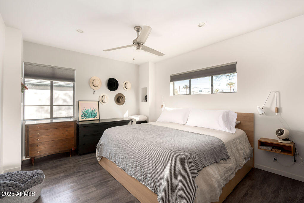 4530 North 9th Avenue Phoenix, AZ 85013 - Photo 32 of 35 a bedroom with a large bed and a window