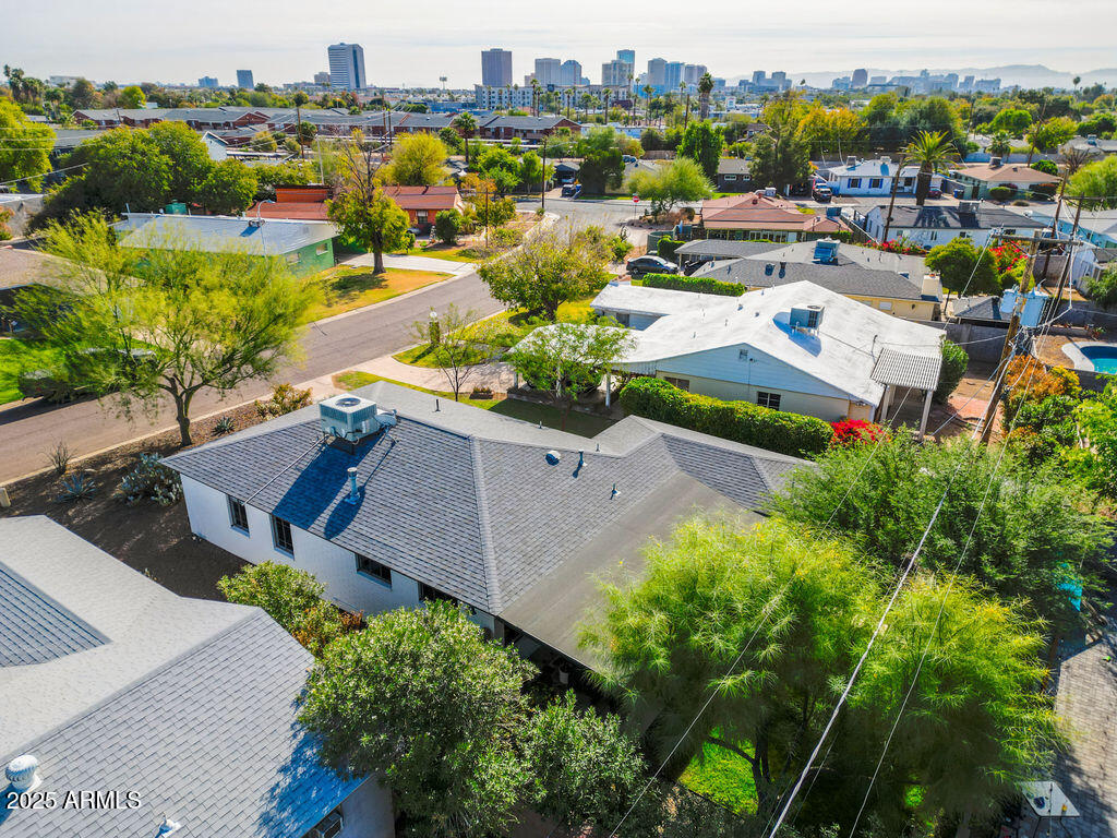 4530 North 9th Avenue Phoenix, AZ 85013 - Photo 33 of 35 an aerial view of residential houses with outdoor space