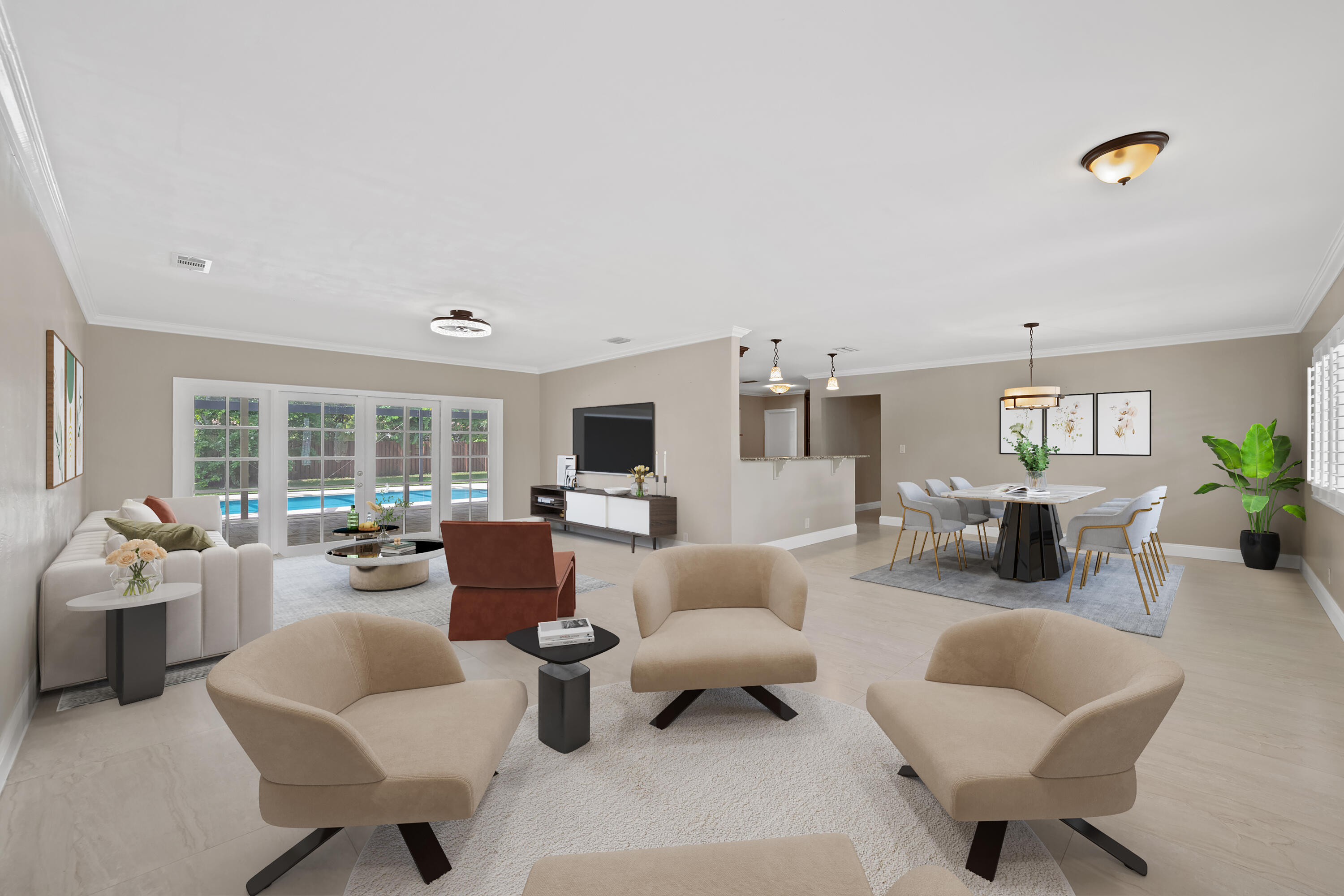 5720 Southwest 7th Street Plantation, FL 33317 - Photo 2 of 42 Living Room