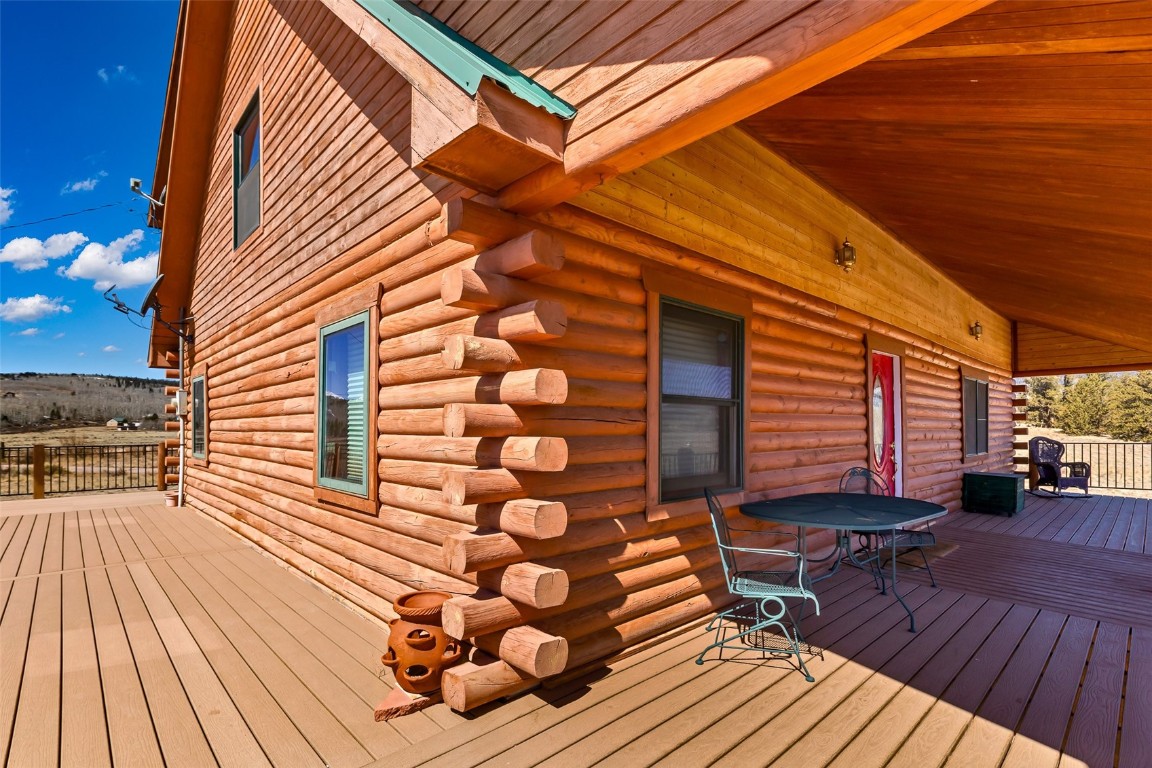 1528 Silver Heels Road Fairplay, CO 80440 - Photo 32 of 50 a view of deck with patio