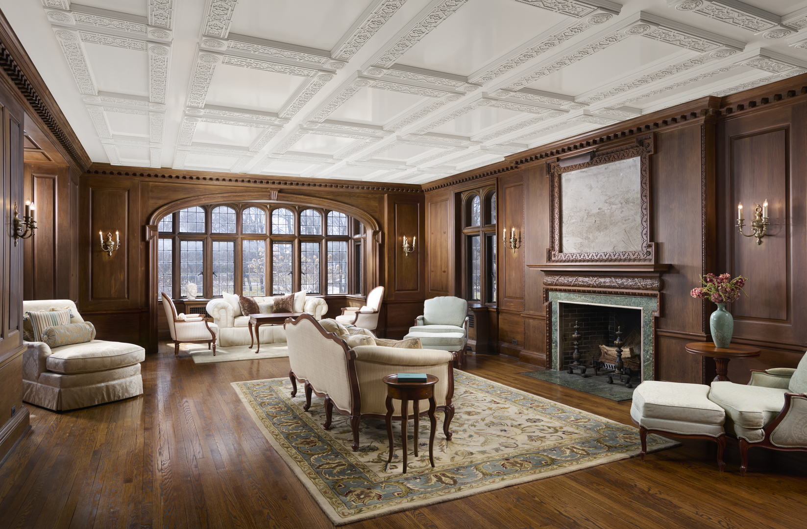 2122 West Hopkins Place Chicago, IL 60643 - Photo 12 of 36 a living room with furniture and a fireplace