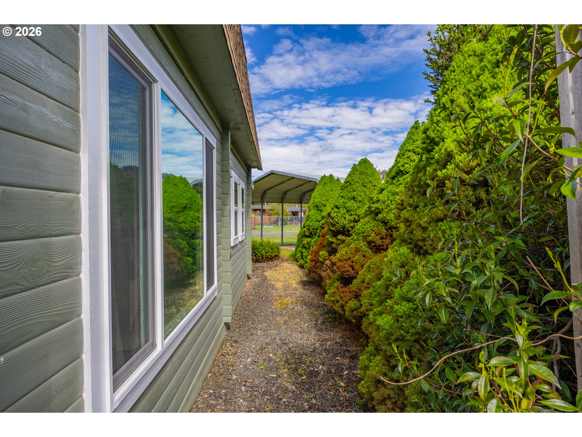 1250 North 3rd Avenue Powers, OR 97466 - Photo 13 of 48 a view of backyard with potted plants