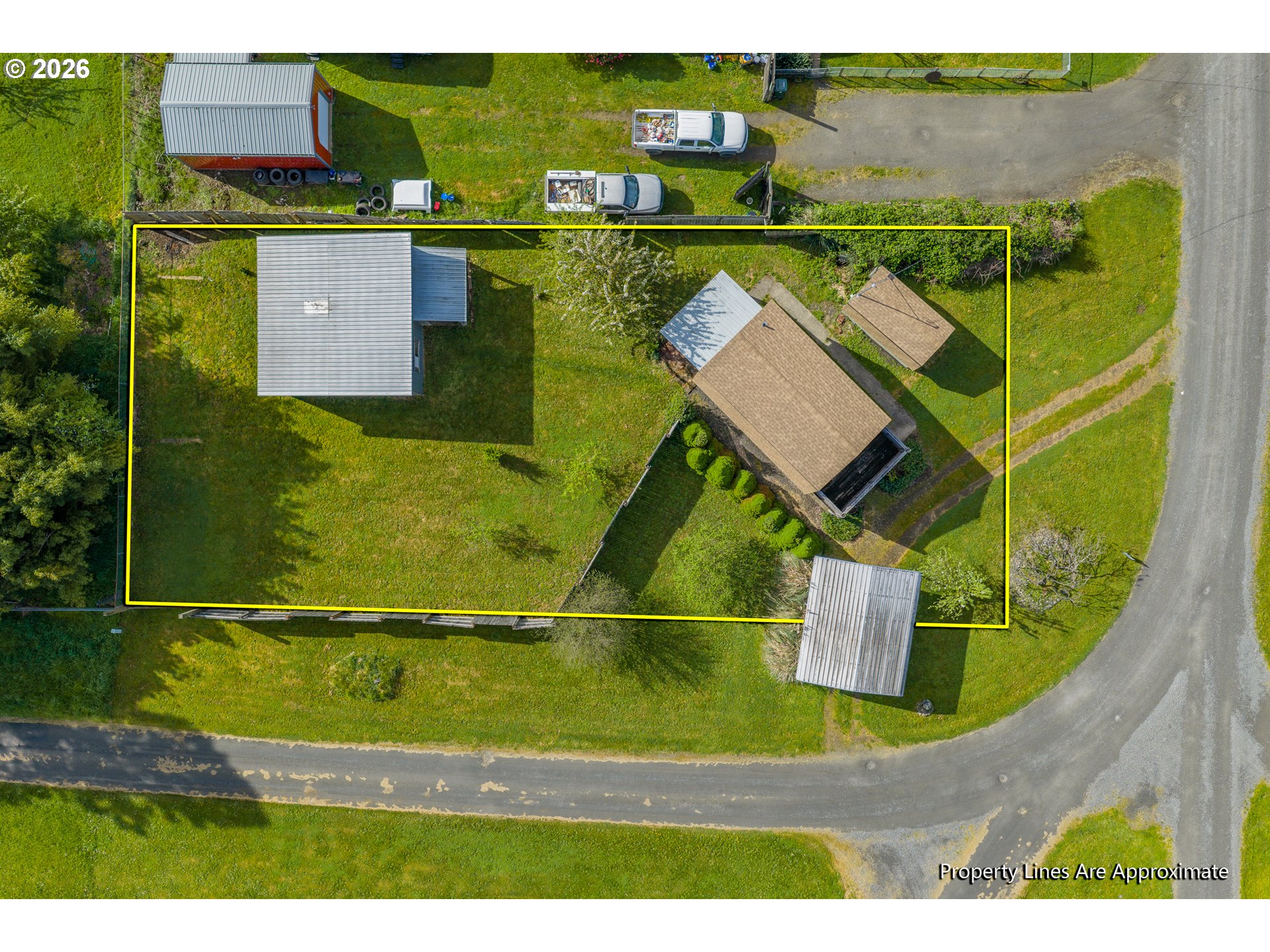 1250 North 3rd Avenue Powers, OR 97466 - Photo 42 of 48 a bird view of a house