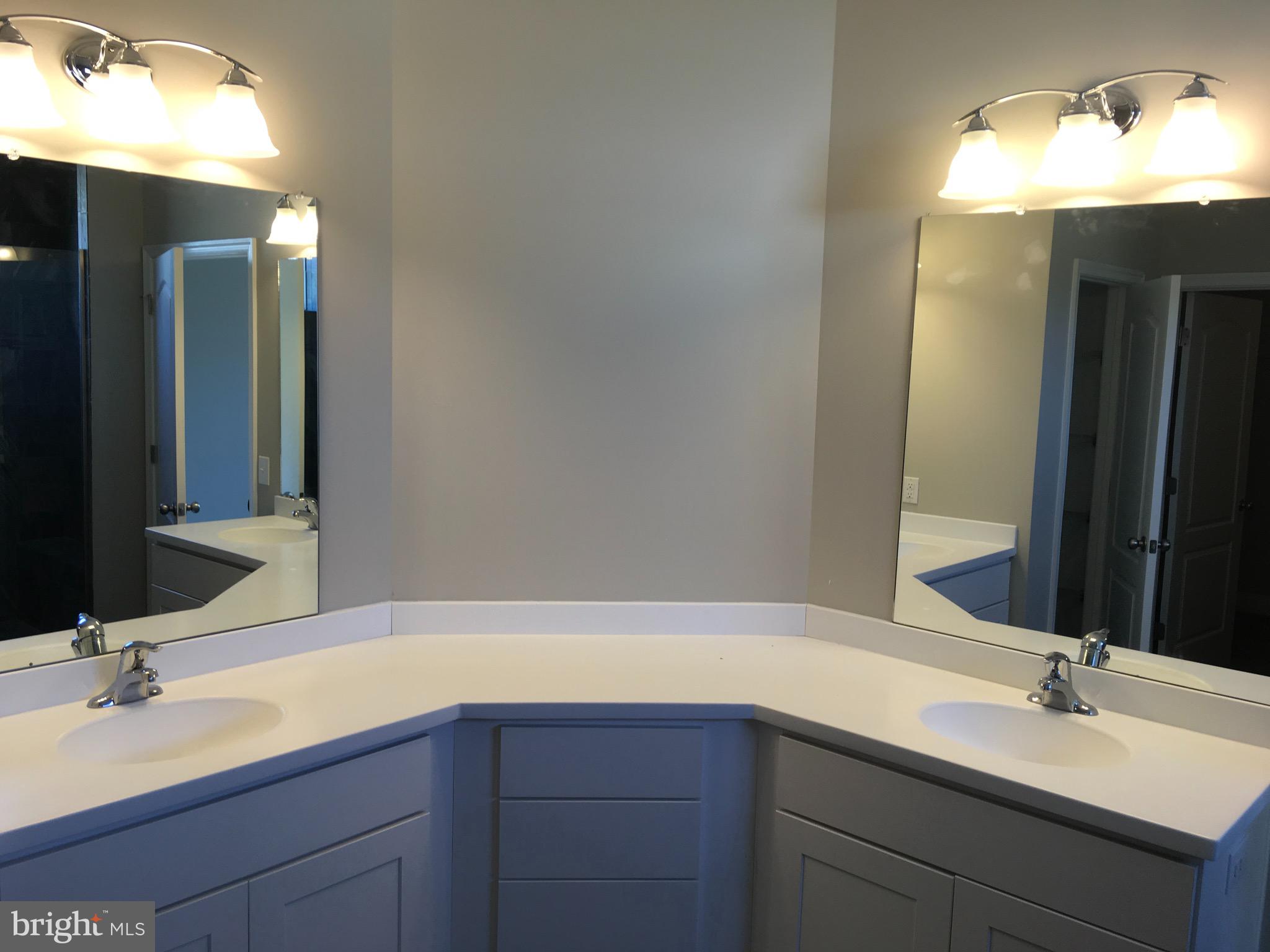 9 Patriots Way Georgetown, DE 19947 - Photo 42 of 67 a bathroom with a double vanity sink and a mirror
