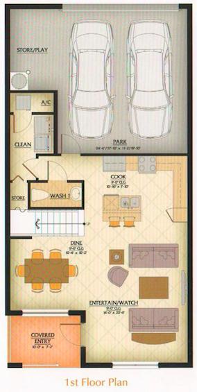 1420 Northwest 48th Drive Boca Raton, FL 33431 - Photo 28 of 29 1st Floor Plan