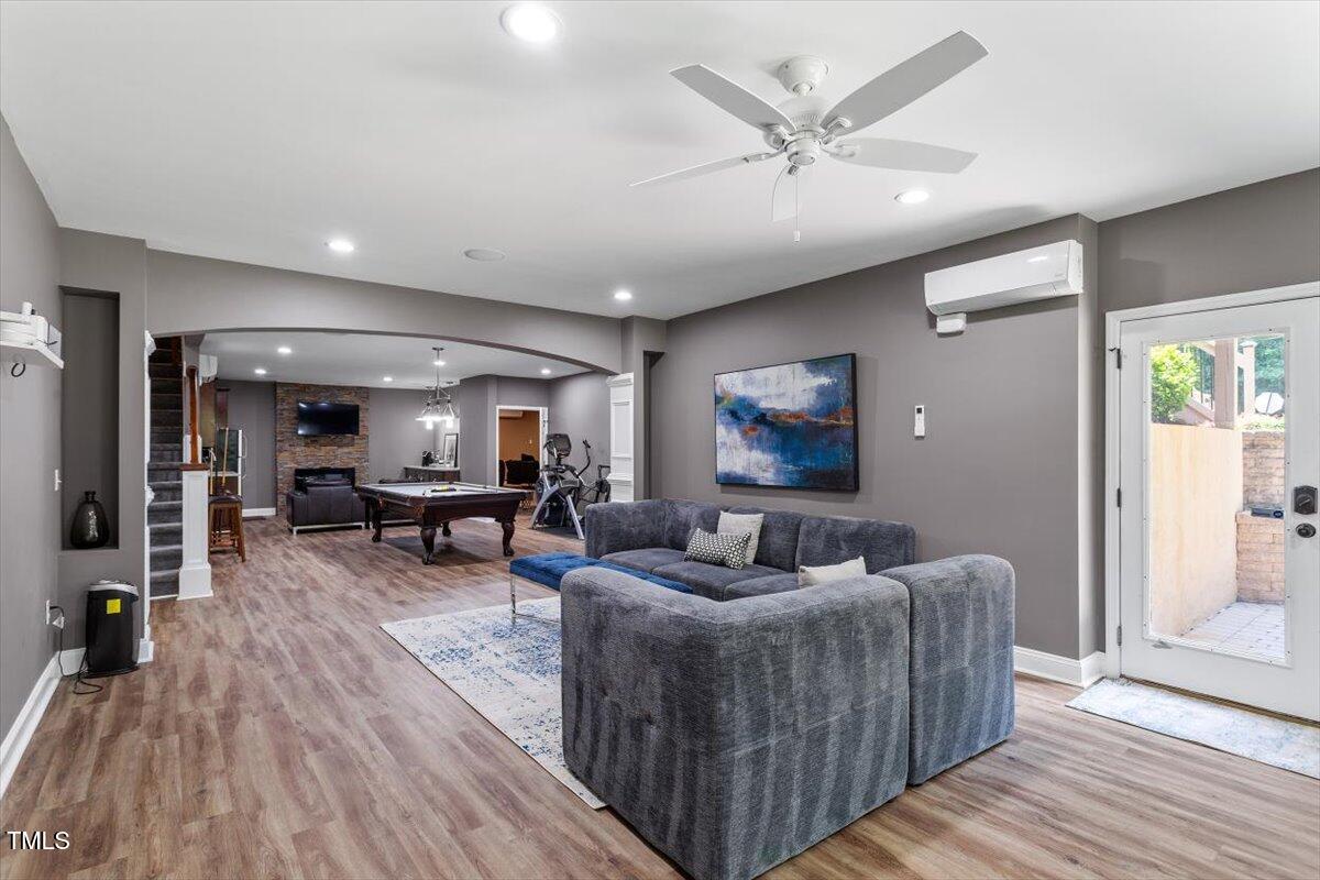 124 Dartmoor Lane Raleigh, NC 27614 - Photo 48 of 64 Basement Den Area