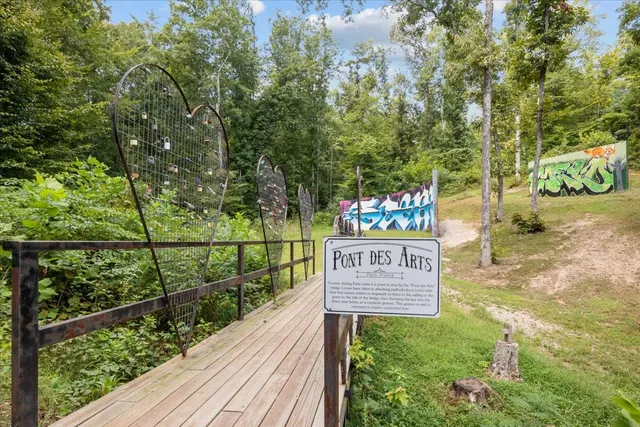 a view of swimming pool with an outdoor space