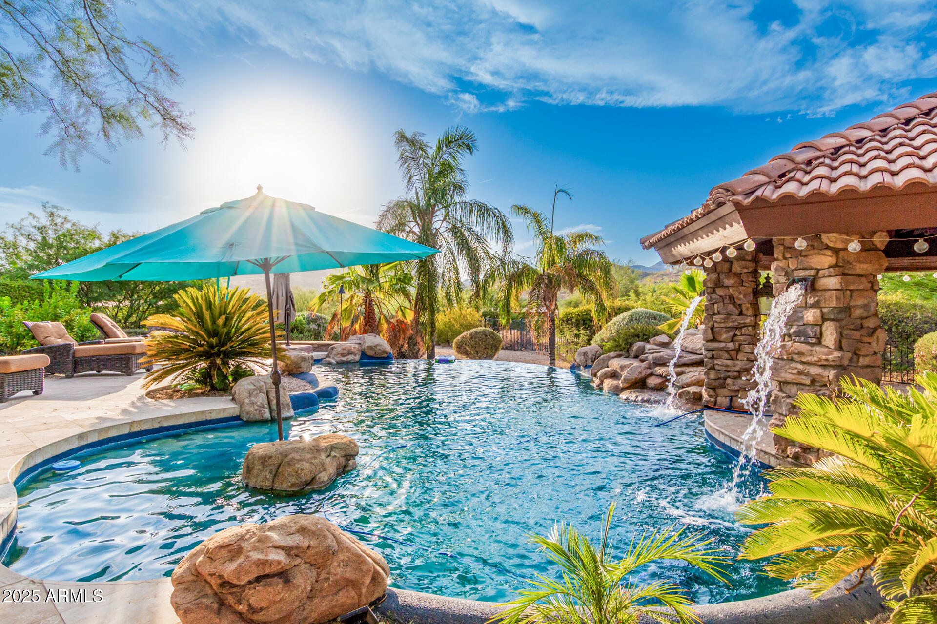 a view of outdoor space with seating area