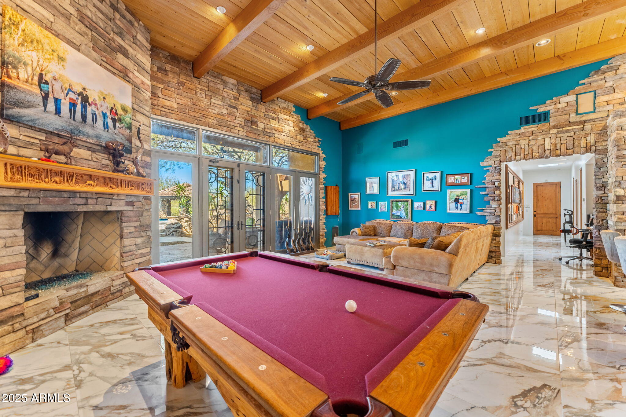5100 East Cloud Road Cave Creek, AZ 85331 - Photo 13 of 43 a patio with pool table and chairs
