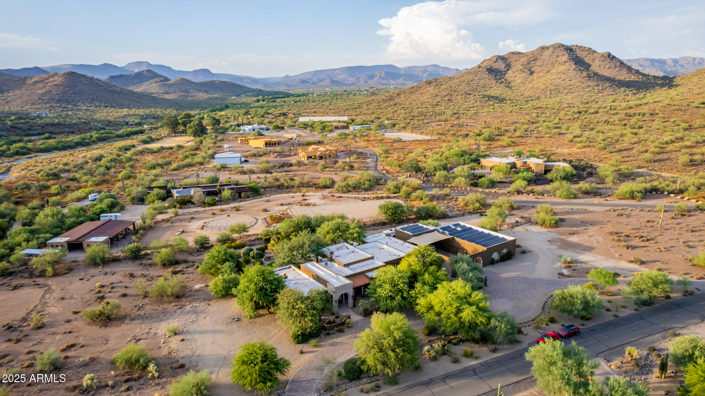5100 East Cloud Road Cave Creek, AZ 85331 - Photo 4 of 43 an aerial view of residential houses with outdoor space