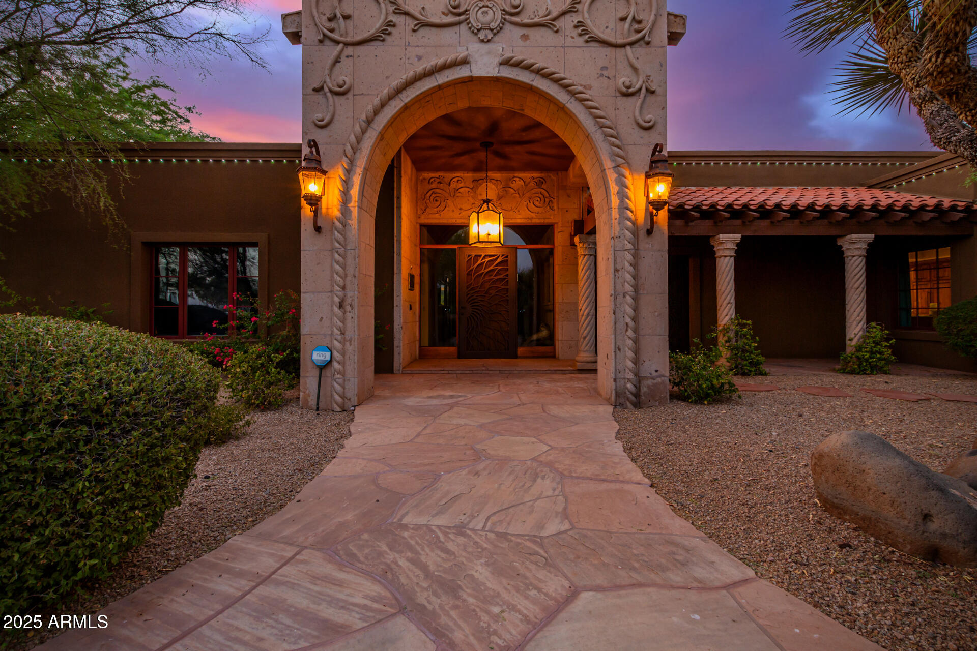 5100 East Cloud Road Cave Creek, AZ 85331 - Photo 5 of 43 a view of a brick house with a entryway