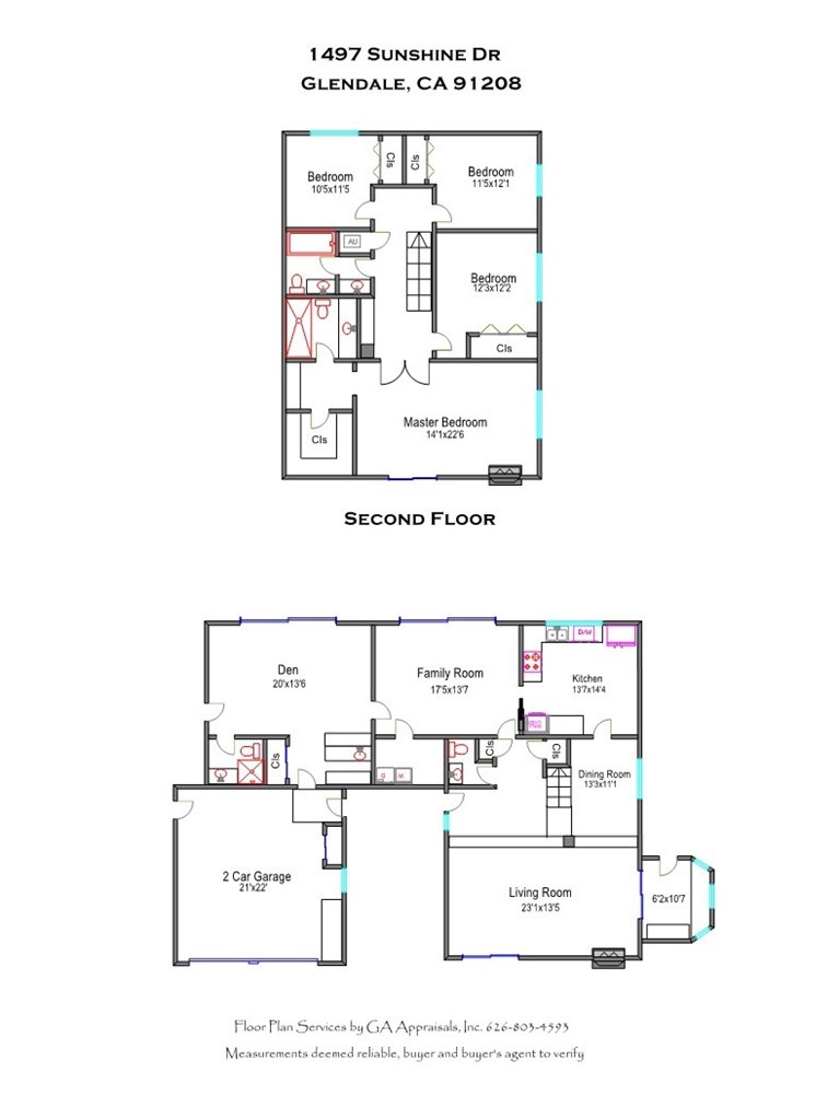 1497 Sunshine Drive Glendale, CA 91208 - Photo 52 of 52 Desirable Floor Plan