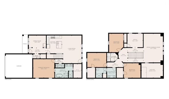 10207 Moonset Lane Houston, TX 77016 - Photo 34 of 34 a picture of floor plan