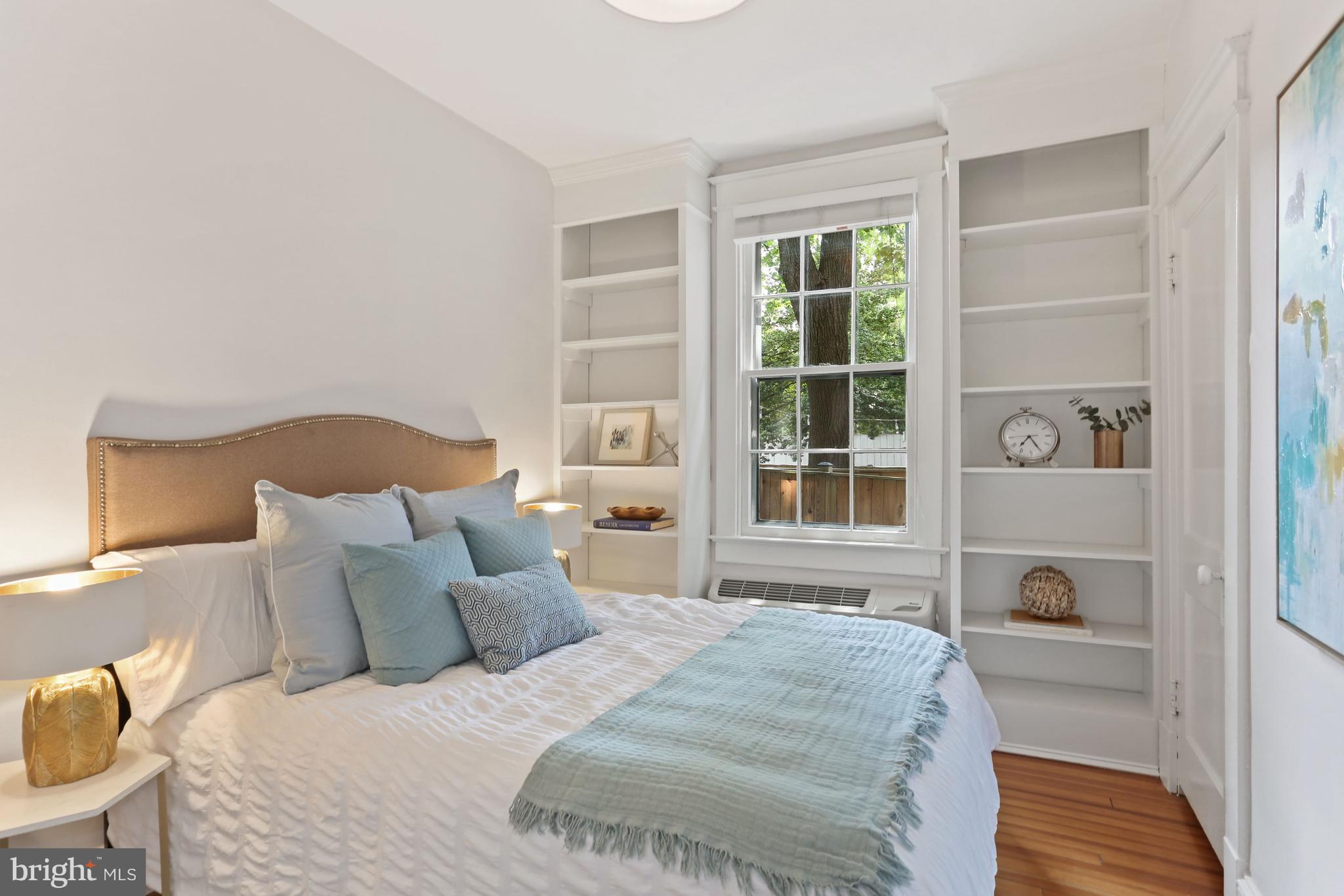 2325 37th Street Northwest, Unit 2 Washington, DC 20007 - Photo 16 of 39 Bedroom 2 with built ins